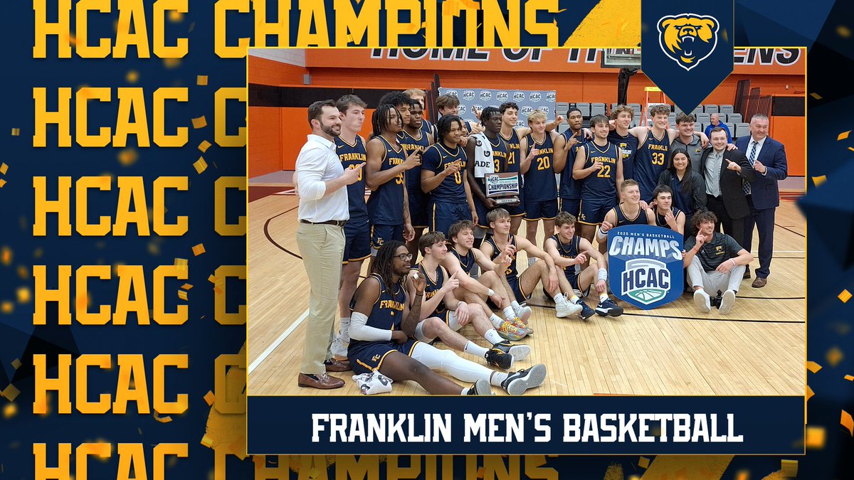 The photo says it all. 

For the seventh time in program history and third time in the last five years, @fcgrizhoops are your HCAC Tournament champions, beating top-seeded Anderson 72-66!

#TeamGriz will learn their NCAA Tournament opponent on Monday
