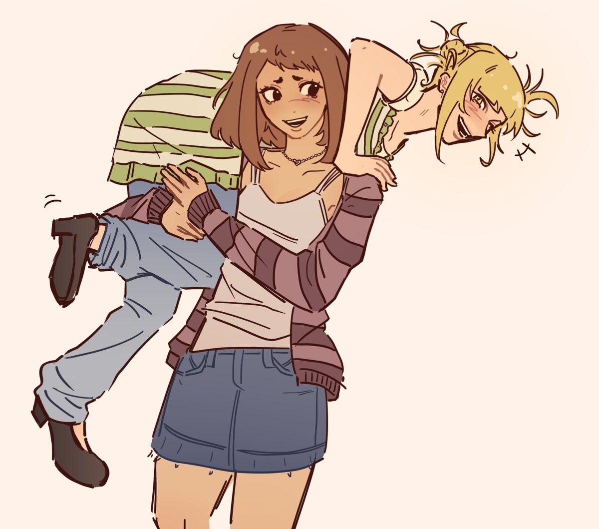 walkingdownthe2's tweet image. This is not Jeckole Nor co09
But Its Cute. and Um yuri
Togachako drawing i made for a friend theyre SOOOO effing cute together..... #togachako