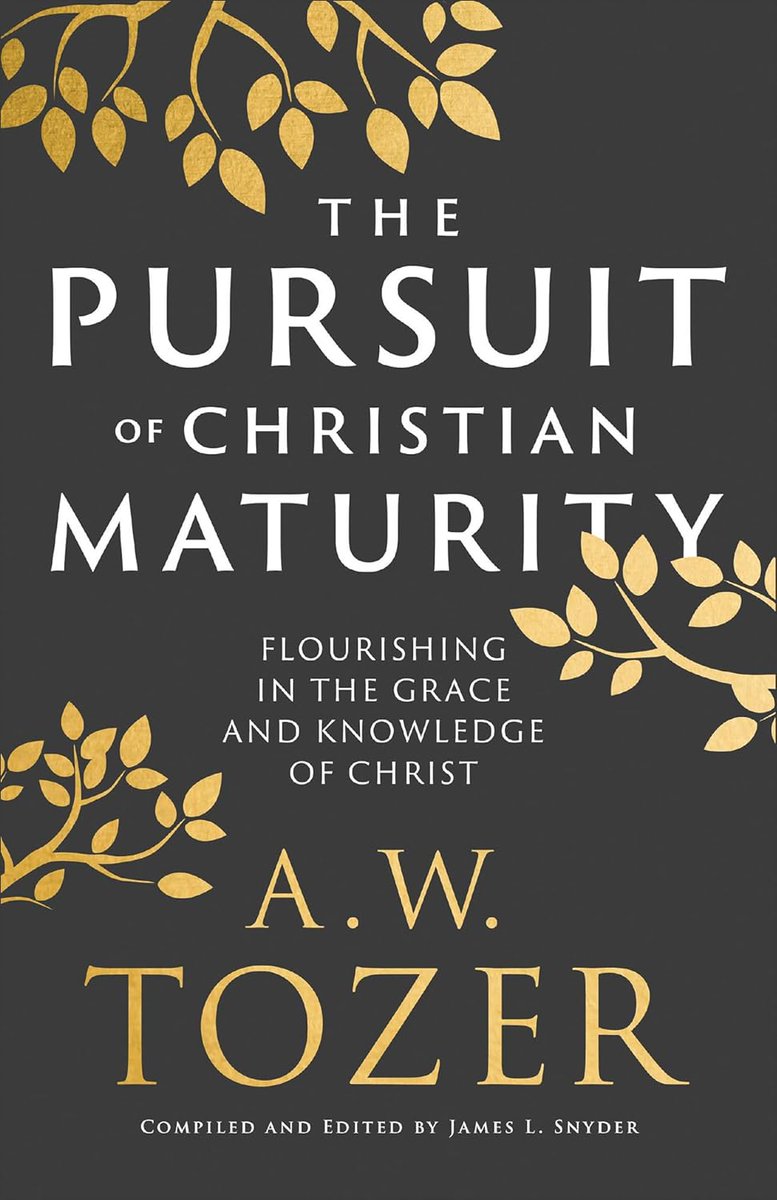 AW Tozer Kindle deal on now:
*The Pursuit of Christian Maturity: Flourishing in the Grace and Knowledge of Christ*

Affiliate link: amzn.to/41l3qCb