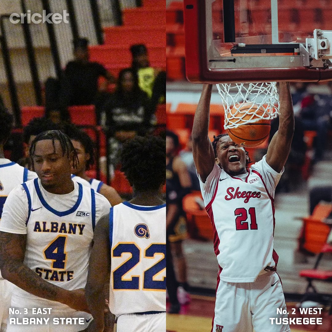 𝐌𝐞𝐧'𝐬 𝐐𝐮𝐚𝐫𝐭𝐞𝐫-𝐟𝐢𝐧𝐚𝐥 𝐌𝐚𝐭𝐜𝐡 𝐮𝐩𝐬: 🏀

📍Atlanta, Ga. | Forbes Arena 

𝟎𝟑/𝟎𝟓
CAU vs KSU 
⏰: 8pm

SSU vs MC 
⏰: 5pm

𝟎𝟑/𝟎𝟔
ASU vs TU 
⏰: 8pm

MHC vs CSU 
⏰: 5pm 

#SIAC | #SIACMBB | #LeadersRiseHere