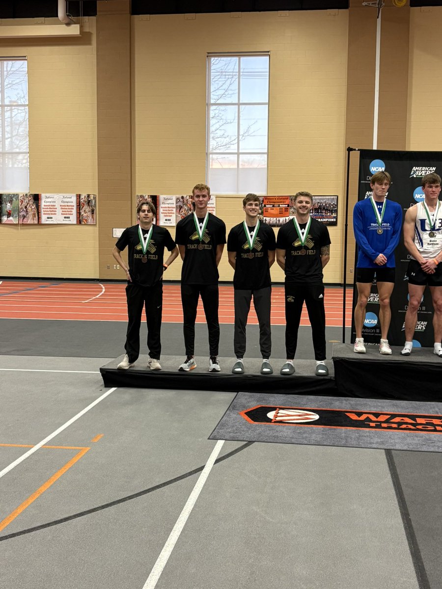 🚨🥉ALL-CONFERENCE🥉🚨

Men’s 4x4 of Conner🐺Meyer🐺Plahn🐺Feauto🐺 finish 3rd overall!

#nwutf #pwolfnation