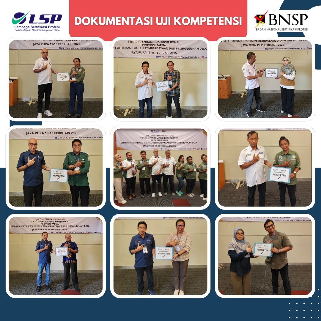 LSPP2D's tweet image. Dokumentasi dari para peserta TPP Prov. Papua dengan semangat kompeten telah berjalan dengan harmoni dan lancar. Bertempat di TUK Jaya Pura, Papua.

Salam &quot;Kompeten&quot;. ✅✅

Asesor yang bertugas:
- Nur Kholis
- Ichsan Hadjar
- Nani Rahayu
- Yosef Dapa Bili