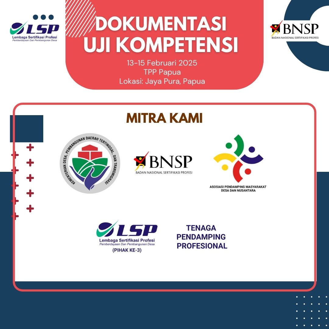 LSPP2D's tweet image. Dokumentasi dari para peserta TPP Prov. Papua dengan semangat kompeten telah berjalan dengan harmoni dan lancar. Bertempat di TUK Jaya Pura, Papua.

Salam &quot;Kompeten&quot;. ✅✅

Asesor yang bertugas:
- Nur Kholis
- Ichsan Hadjar
- Nani Rahayu
- Yosef Dapa Bili