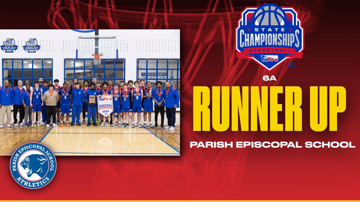 Congratulations to Parish Episcopal School, your TAPPS 2025 6A Boys State Runner Up!!