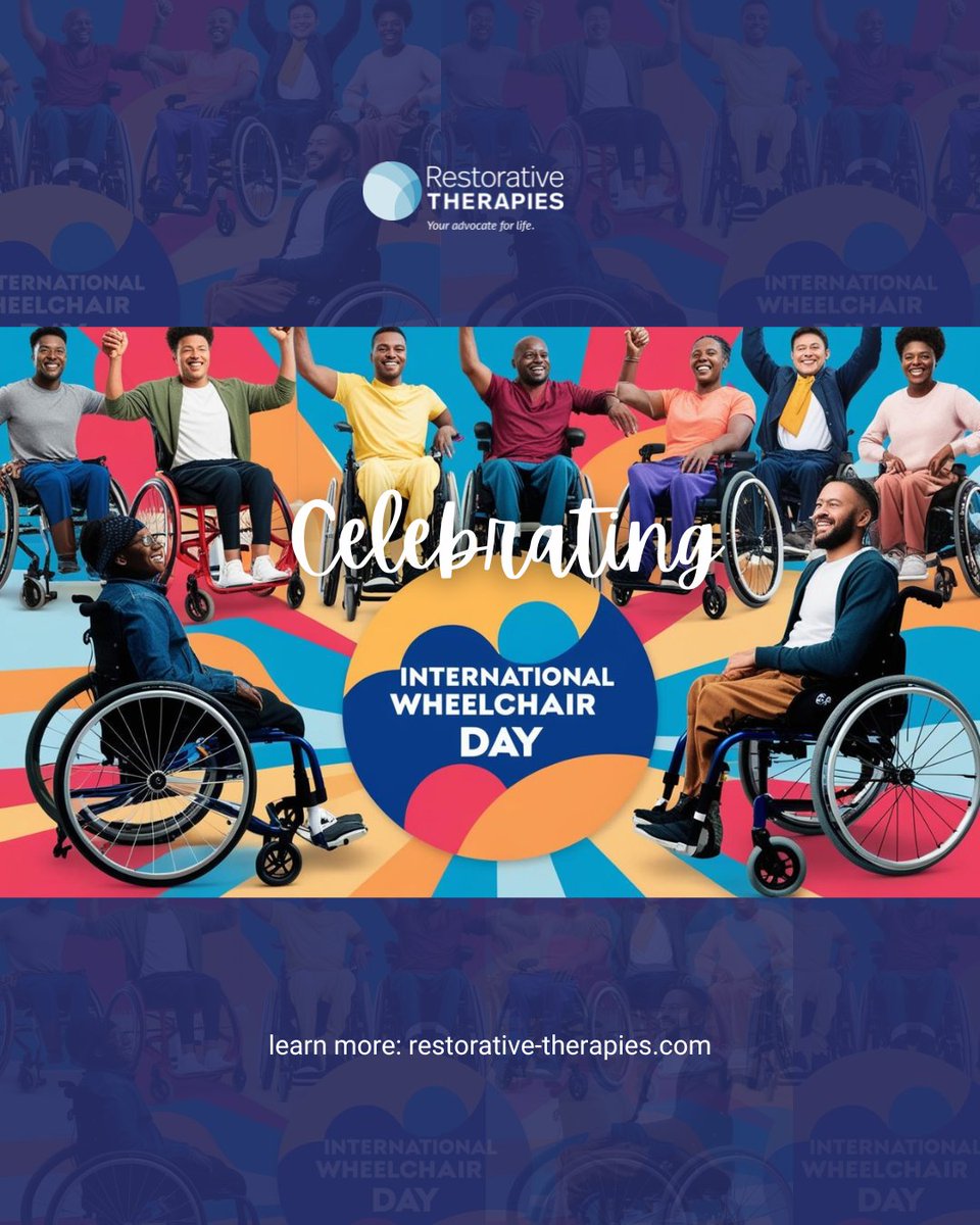 Celebrating #InternationalWheelchairDay! 
At Restorative Therapies, our therapy systems use integrated Functional Electrical Stimulation (FES) technology to help individuals with neurological conditions improve recovery outcomes. #FEStherapy #NeuroRecovery #RestorativeTherapies