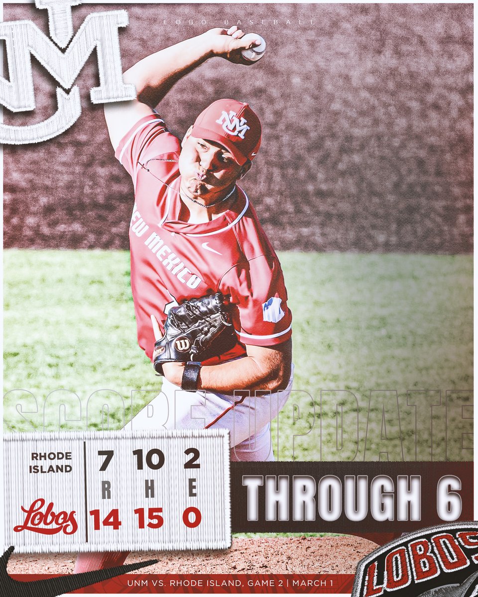 Lobos extend the lead to 7 heading into the 7th!