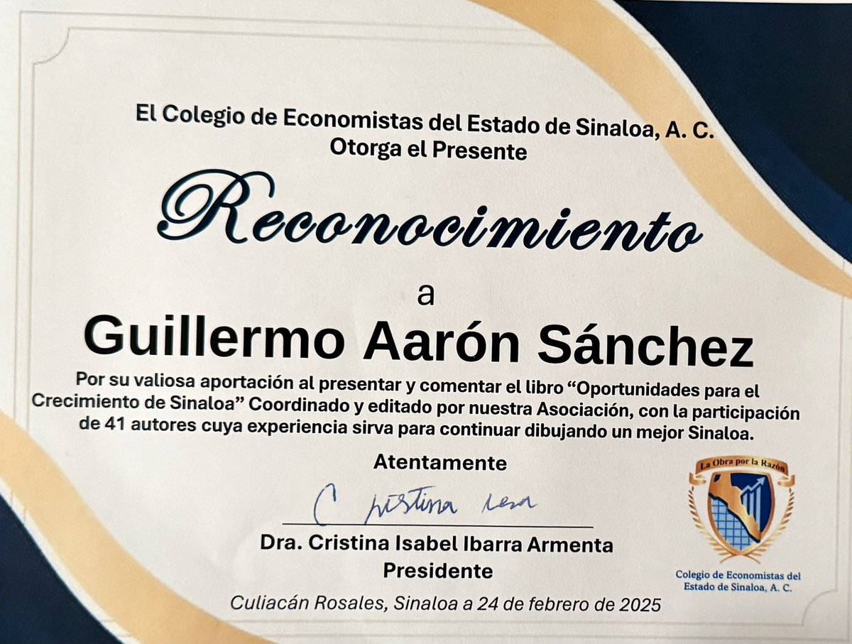 Fue interesante comentar el libro “Oportunidades para el Crecimiento de Sinaloa”. Académicos, empresarios y líderes de organizaciones productivas, emitieron sus opiniones y propuestas. El ausente fue el gobierno. No entienden que solo con unidad se puede reconstruir a Sinaloa.