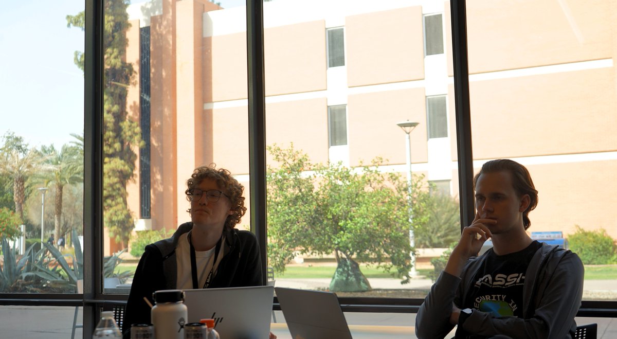 🔎 DASSH 2025: Day 2!💡
The competition is heating up as students dive deep into problem-solving, refining their ideas, and working alongside mentors to develop actionable solutions for homeland security challenges.  Stay tuned! 🚀

<a href="/dhsscitech/">DHS S&T</a> 
#DHS_COE_research #CAOE #DASSH2025