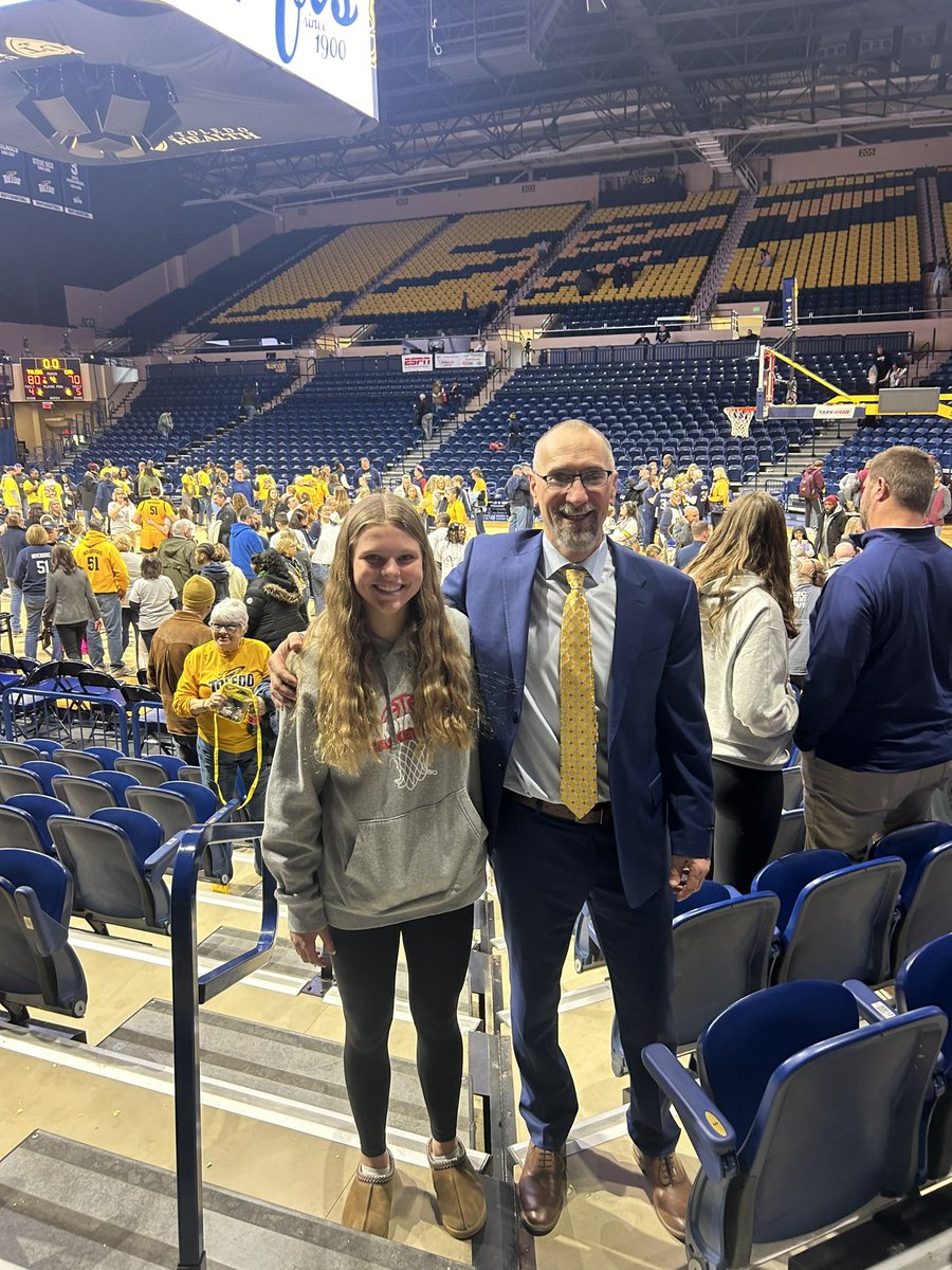 Thank you Coach Geoff for inviting  me out to watch Toledo women’s play. Had a great time and can’t wait to come back.