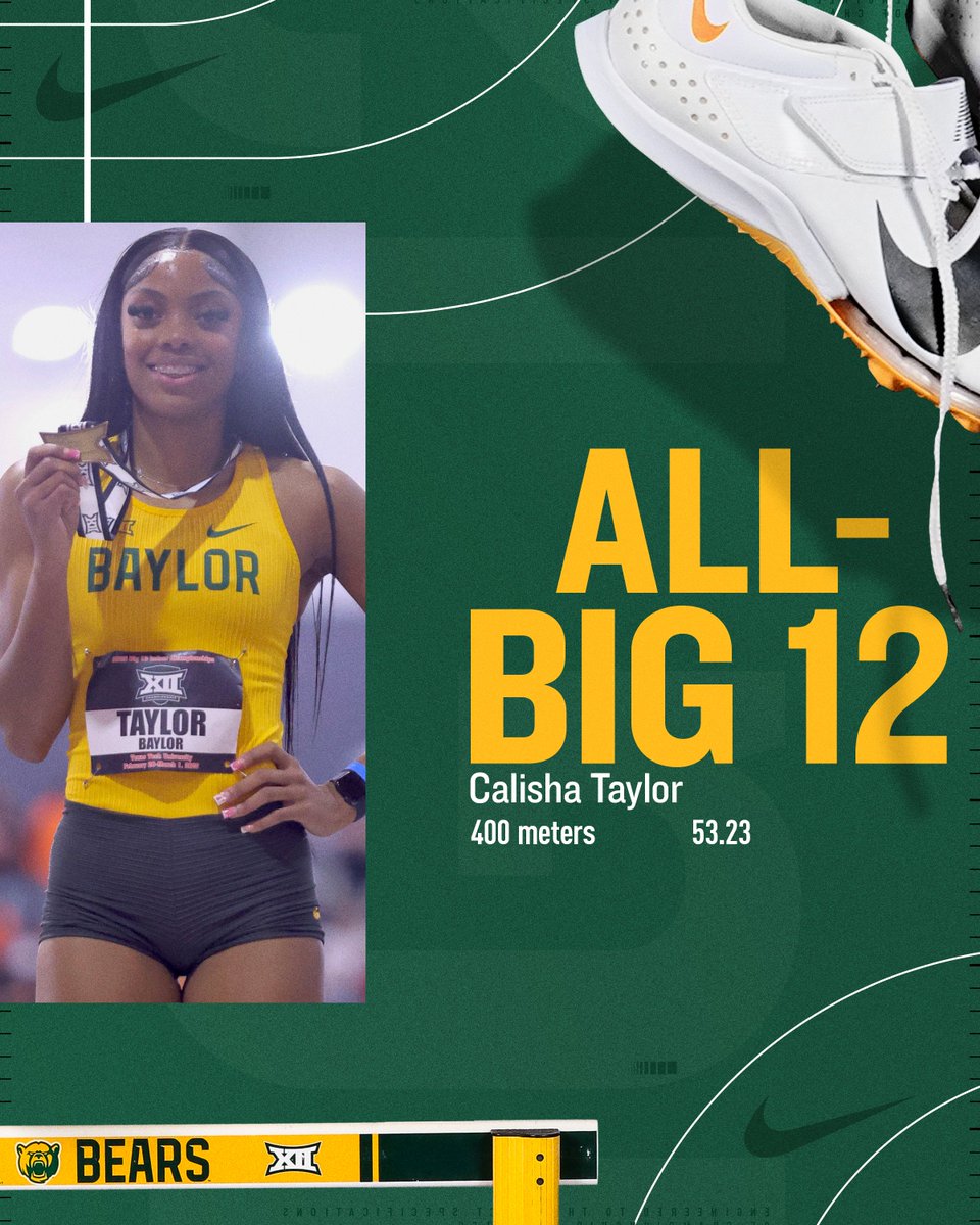 All-Big 12 honors for <a href="/calisha_taylor/">Calisha Taylor</a> 🙏🙏

#SicEm 🐻