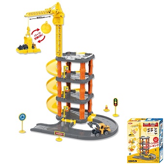 パーキング遊びができる駐車場ギミックおもちゃ！『タワーパーキング2