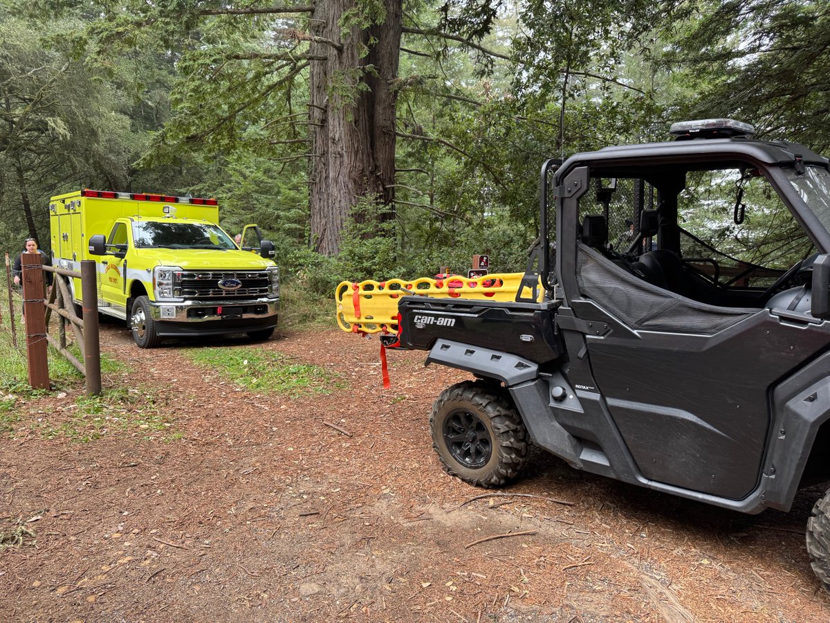 KingsMtnFire's tweet image. KMFD new Rescue56 was put in service this past month. Replaced our old reliable R56 workhorse that was in service for 21+ years, &amp;gt;4,000 responses. Shown here w/ ERV56 on a trail rescue response today.