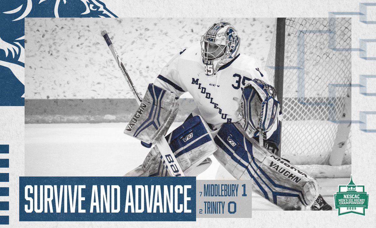 TRAP TAKEOVER IN HARTFORD

The Cats are moving on after a 1-0 win on the road at second-seeded Trinity. Lee scored the lone goal for the Panthers and Heinze earned his league leading 5th shutout. 

Next up: NESCAC Semifinals at Hamilton
