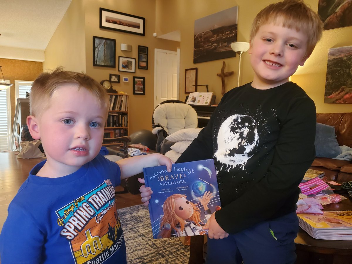Matt Jones (@pearspheroid) on Twitter photo Everyone should check out <a href="/ArceneauxHayley/">Hayley Arceneaux</a>'s new Kid's Book "Astronaut Hayley's Brave Adventure!" It's fun and inspirational with a great message for kids (and adults)! Thanks Hayley for the inscription for the kids, they love it! Everyone should check out <a href="/ArceneauxHayley/">Hayley Arceneaux</a>'s new Kid's Book "Astronaut Hayley's Brave Adventure!" It's fun and inspirational with a great message for kids (and adults)! Thanks Hayley for the inscription for the kids, they love it!