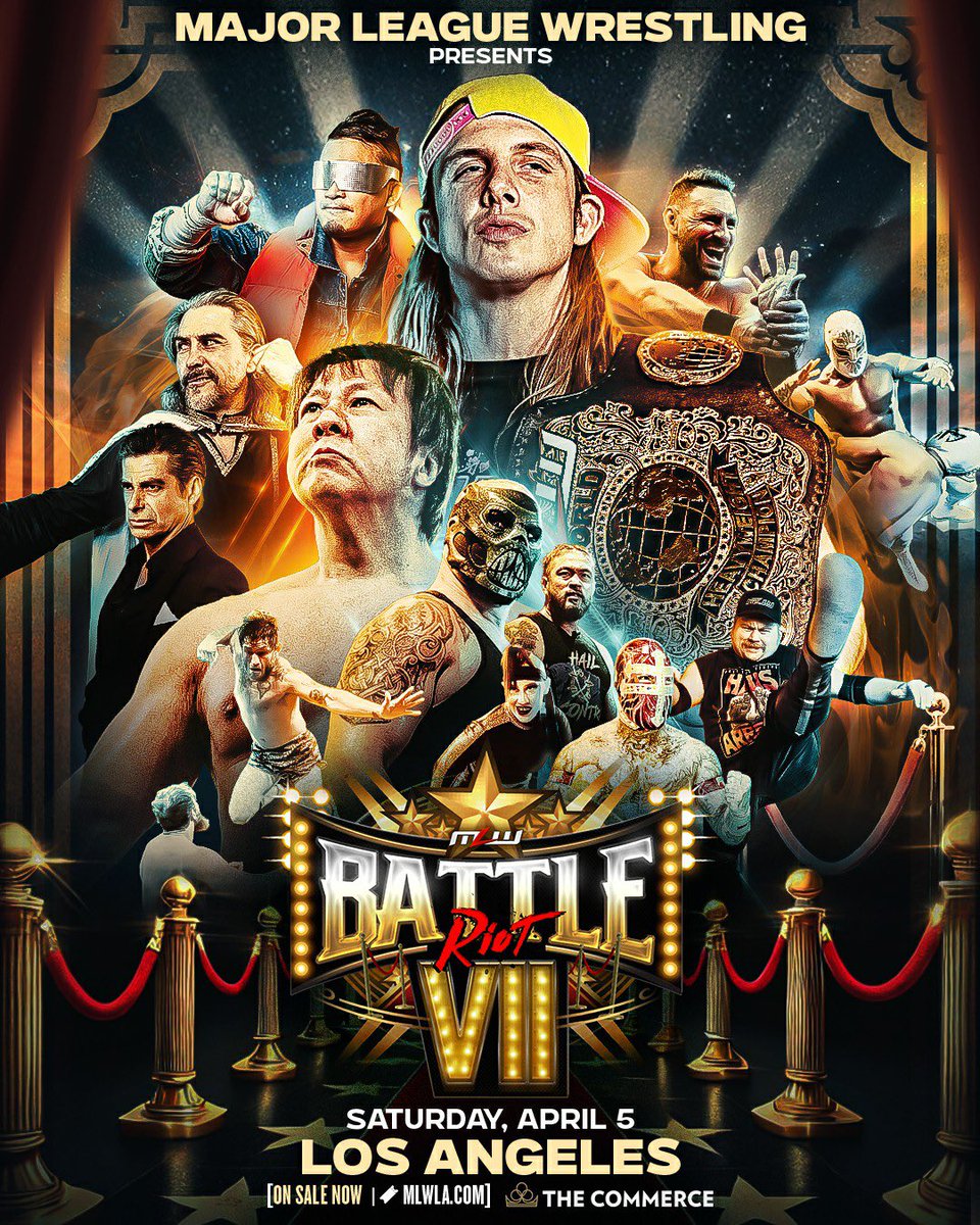 Who are we seeing April 5 for Battle Riot VII? 🎟 MLWLA.com