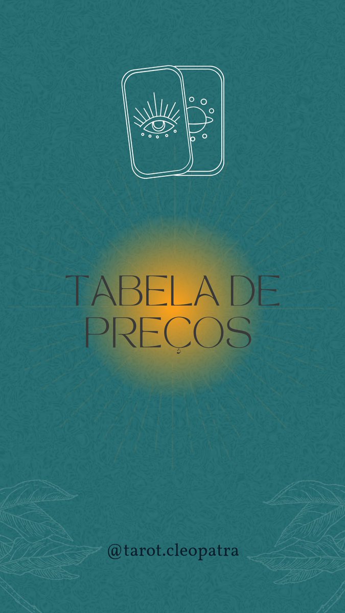 #tarot 
Link da tabela de preços

1drv.ms/w/c/3e5c99096b…