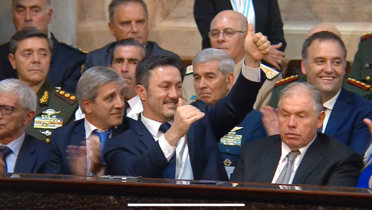 #AHORA | Apertura del 143º período de Sesiones Ordinarias. 

“Tan solo esta semana llegó el primero de los 24 F16 que compró nuestra administración. La adquisición de armamentos más importante de los últimos 40 años ” <a href="/JMilei/">Javier Milei</a>.