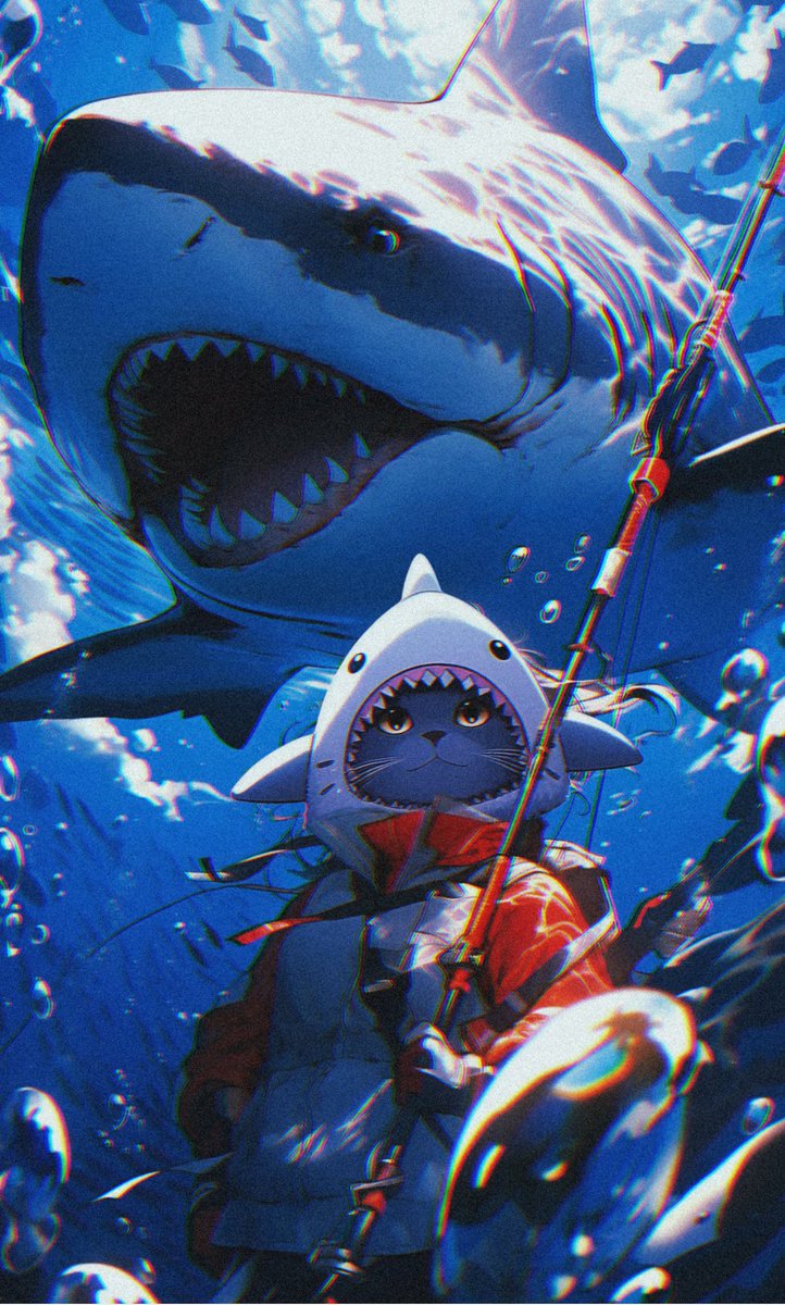 SharkCatSolana's tweet image. strong swimmers