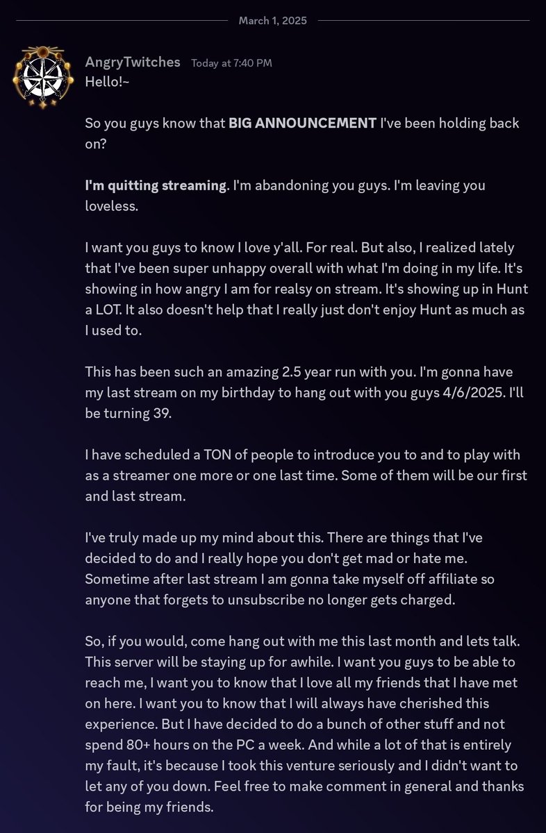 Sometimes we make changes