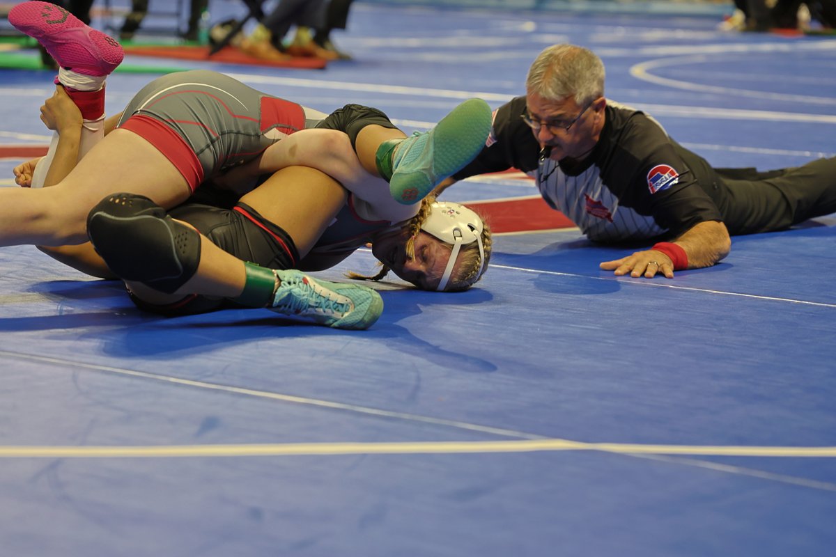 nixaathletics's tweet image. 🥇ADDISON HARKINS DOES IT! 🥇

After back-to-back runner-up finishes, Harkins is the 125 state champ with the 14-6 major decision victory vs. Ft. Zumwalt South&apos;s Jena Gumahin!