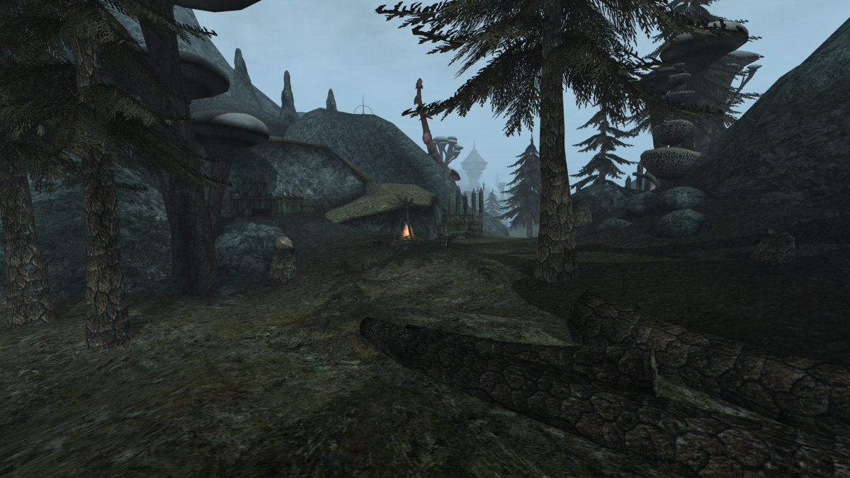 Happy random March 1st. As winter in the northern hemisphere is preparing to delete its snow, there are some new screenshots we wanted to share, courtesy of LogansGun, one of our senior exterior developers. Morrowind too is entering a snow melt over at Hendor-Stardumz.