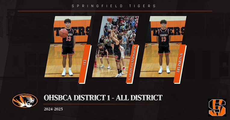 Springfield Tiger Hoops (@hoopstiger) on Twitter photo Congratulations to Tiger co-captain <a href="/c_cunninghamm3/">Carson Cunningham</a> on being selected to the OHSBCA District 1-Division 6 All District team for 2024-25. Carson had an outstanding season with 17ppg, 7reb, 2ast, and 2.5 stl. Also congrats to Jameka Brungard for her selection to the ladies squad. Congratulations to Tiger co-captain <a href="/c_cunninghamm3/">Carson Cunningham</a> on being selected to the OHSBCA District 1-Division 6 All District team for 2024-25. Carson had an outstanding season with 17ppg, 7reb, 2ast, and 2.5 stl. Also congrats to Jameka Brungard for her selection to the ladies squad.