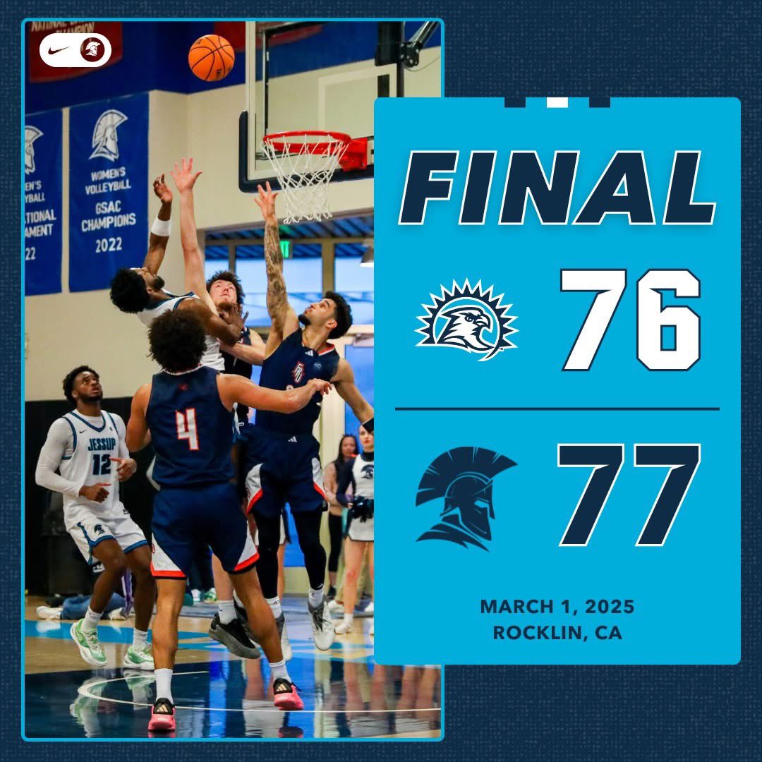 Jessup MBB (@jessup_mbb) on Twitter photo ๐ก๐ผ๐ ๐๐๐ผ๐ ๐ถ๐ ๐ฎ ๐ฆ๐ฒ๐ป๐ถ๐ผ๐ฟ ๐๐ฎ๐ ๐๐ฒ๐ป๐ฑ๐ผ๐ณ๐ณ!
Jessup 7๏ธโฃ7๏ธโฃ, Fresno Pacific 7๏ธโฃ6๏ธโฃ
Ja'Maris Blackmon's last second shot ends the first Division II season in program history with a win. Thank you fans, we will see you in the fall.
#1๏ธโฃWARRIOR ๐ก๐ผ๐ ๐๐๐ผ๐ ๐ถ๐ ๐ฎ ๐ฆ๐ฒ๐ป๐ถ๐ผ๐ฟ ๐๐ฎ๐ ๐๐ฒ๐ป๐ฑ๐ผ๐ณ๐ณ!
Jessup 7๏ธโฃ7๏ธโฃ, Fresno Pacific 7๏ธโฃ6๏ธโฃ
Ja'Maris Blackmon's last second shot ends the first Division II season in program history with a win. Thank you fans, we will see you in the fall.
#1๏ธโฃWARRIOR