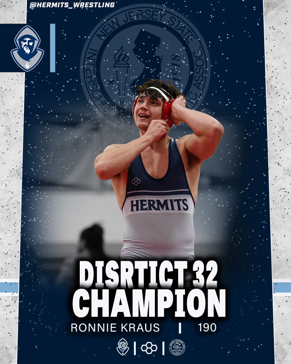 Ronnie Kraus is your District 32 Champion at 190lbs!