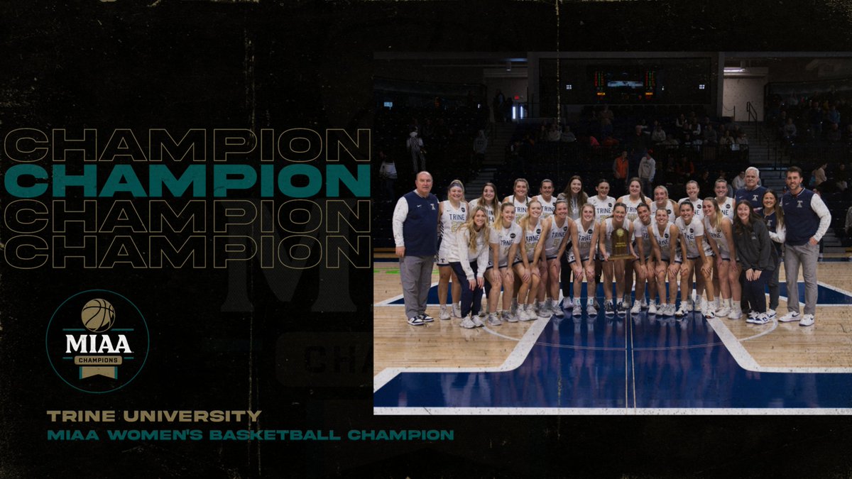 #D3MIAA Sports (@miaa1888) on Twitter photo Trine Completes Unbeaten Run to Capture 2025 #D3MIAA Women's Basketball Crown 🏀
READ -- bit.ly/4gXA0jc
#MIAAwbb #GreatSince1888 <a href="/TrineAthletics/">Trine Thunder</a> Trine Completes Unbeaten Run to Capture 2025 #D3MIAA Women's Basketball Crown 🏀
READ -- bit.ly/4gXA0jc
#MIAAwbb #GreatSince1888 <a href="/TrineAthletics/">Trine Thunder</a>