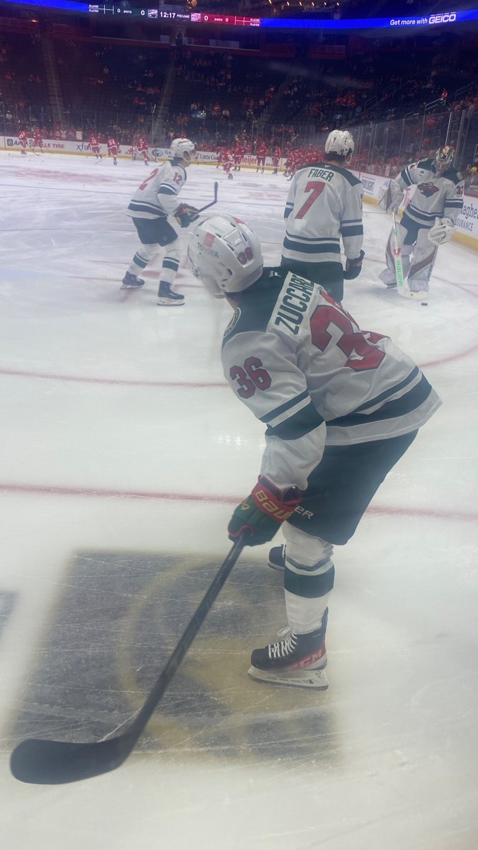 Hey <a href="/JonMerrill15/">Jon Merrill</a>, thanks for the puck! Congrats on the win! #nhl