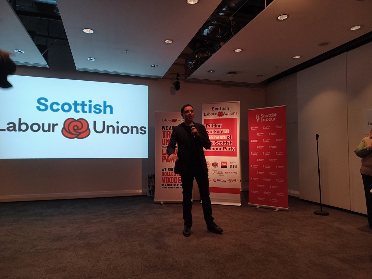 Scottish Labour Unions (@labourunionssco) on Twitter photo Fantastic turnout at tonight's Scottish Labour Unions reception at #ScotLab25. We heard from front line trade unionists and Anas on the fundamental link between trade unions and <a href="/ScottishLabour/">Scottish Labour</a>. We need a new direction for Scotland's workers. <a href="/labourunionsuk/">Labour🌹Unions</a> Fantastic turnout at tonight's Scottish Labour Unions reception at #ScotLab25. We heard from front line trade unionists and Anas on the fundamental link between trade unions and <a href="/ScottishLabour/">Scottish Labour</a>. We need a new direction for Scotland's workers. <a href="/labourunionsuk/">Labour🌹Unions</a>