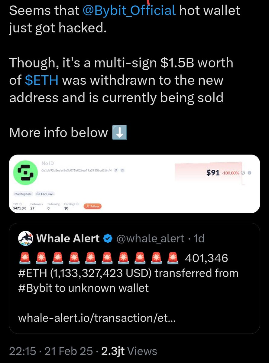 My biggest pandemic is putting all my ftx liberation money into bybit