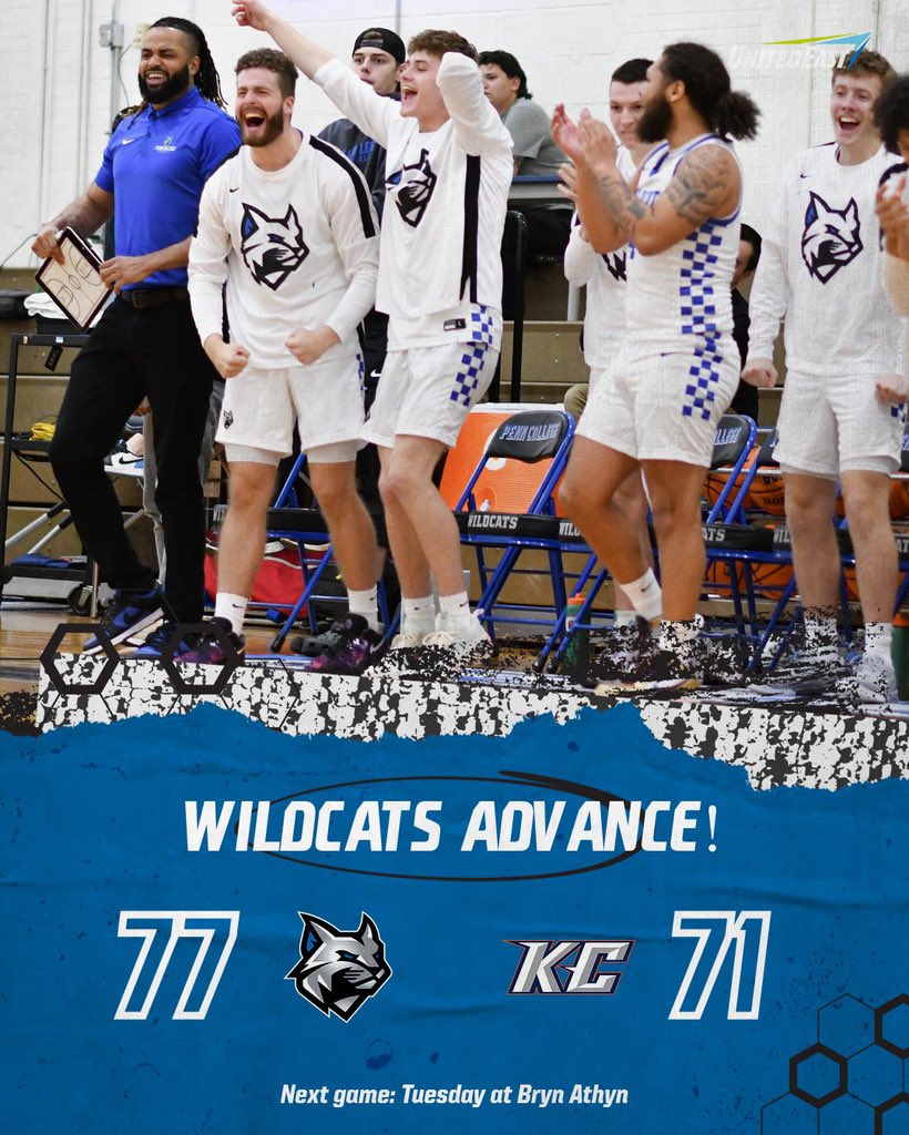 🚨THE FIGHT CONTINUES‼️
Stick together, fight together, win TOGETHER❕Your #pcthoops squad kept their hopes alive by knocking off a very tough Keystone team, 77-71, in the quarterfinals of the United East conference tournament. Never outta the fight❕
#championsconquertogether