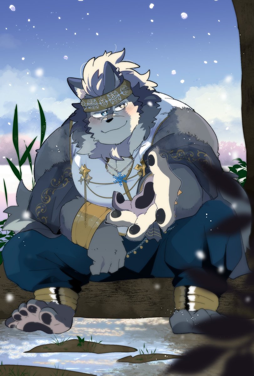 アルクです！ こちら親っさん(@hyaku1063) に描いて頂きました、 2月