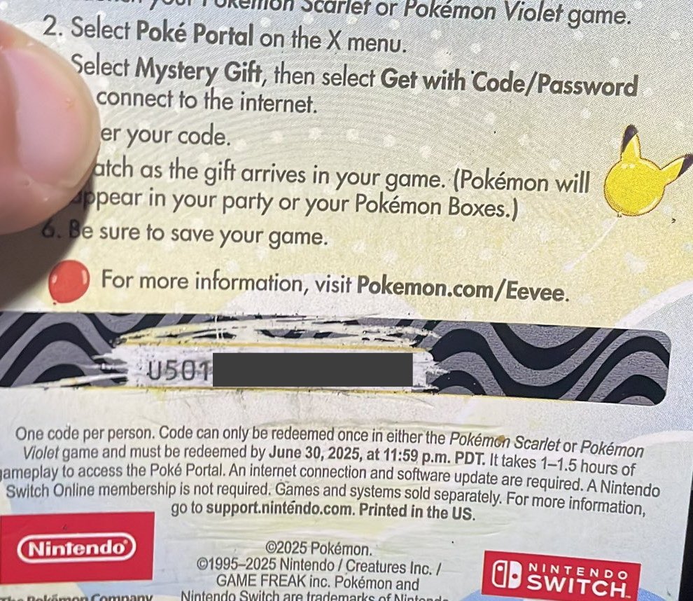 🎁Sorteo Flying Eevee codes🎁

Para participar: RT

3 Ganadores 🎉

Termina Viernes 28 de Febrero🗓️

Suerte🍀