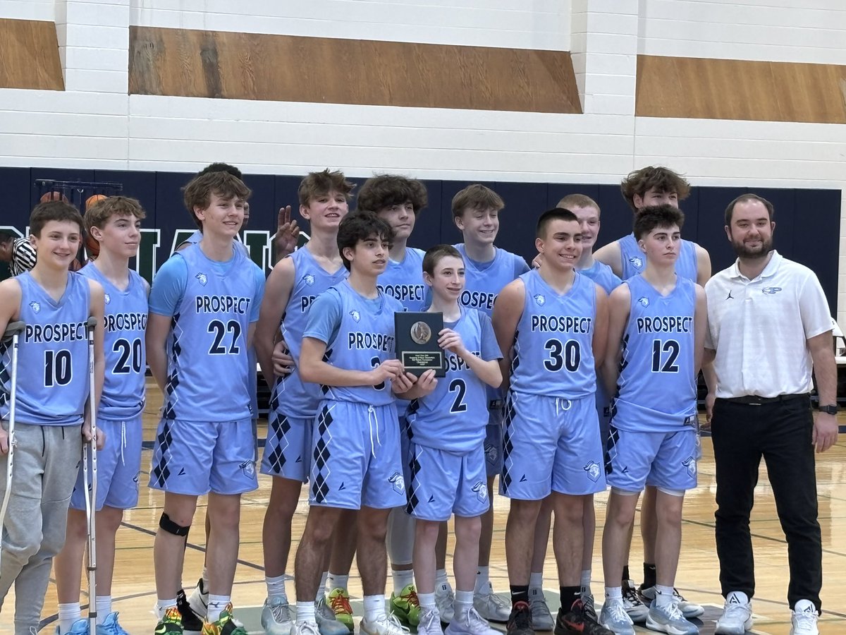 Big congrats in order for our Freshmen B team. Mel Sheets Tournament Champions! Defeating a 25-0 New Trier team along the way!! Congrats to Coach Zimmer and all the boys.