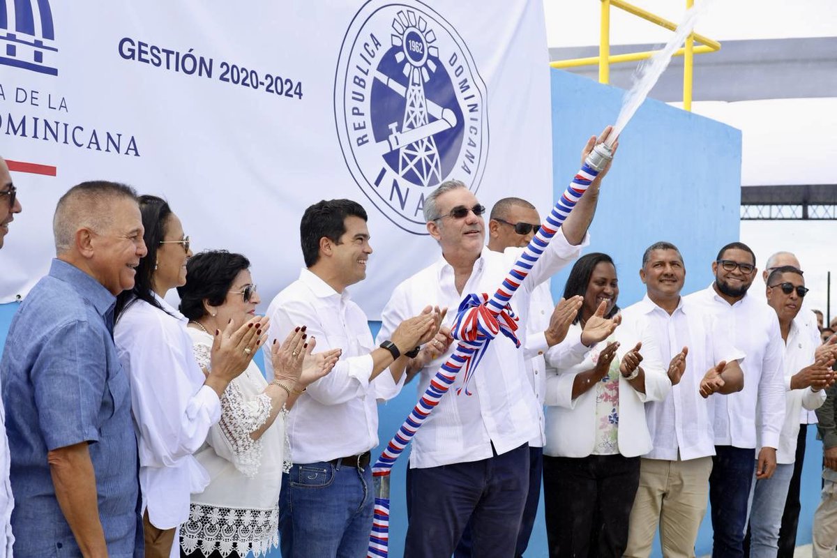 warnaudbisono's tweet image. ¡Lo mejor de Miches está por venir!

+300 litros por segundo
+RD$2,000 millones en inversión
Más empleos y oportunidades. 
Gracias al compromiso del presidente @luisabinader y al esfuerzo del equipo de @inapagob, este acueducto es una realidad.

💧#AguaParaMiches #AguaParaTodos…