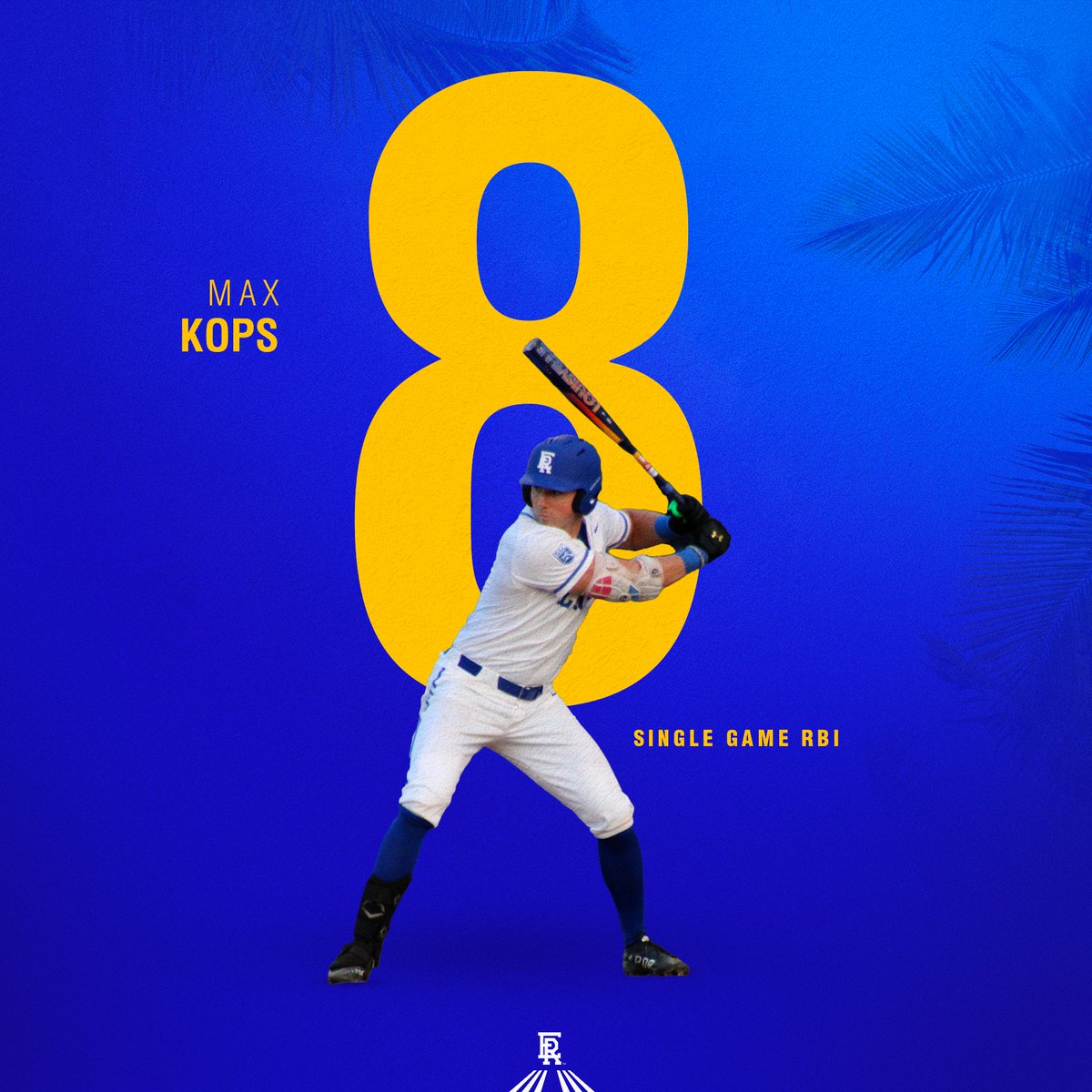 Have. A. Day Max Kops!! With 2 homers including a grand slam and a 3-RBI double, Kops ties the ERAU single game RBI record.