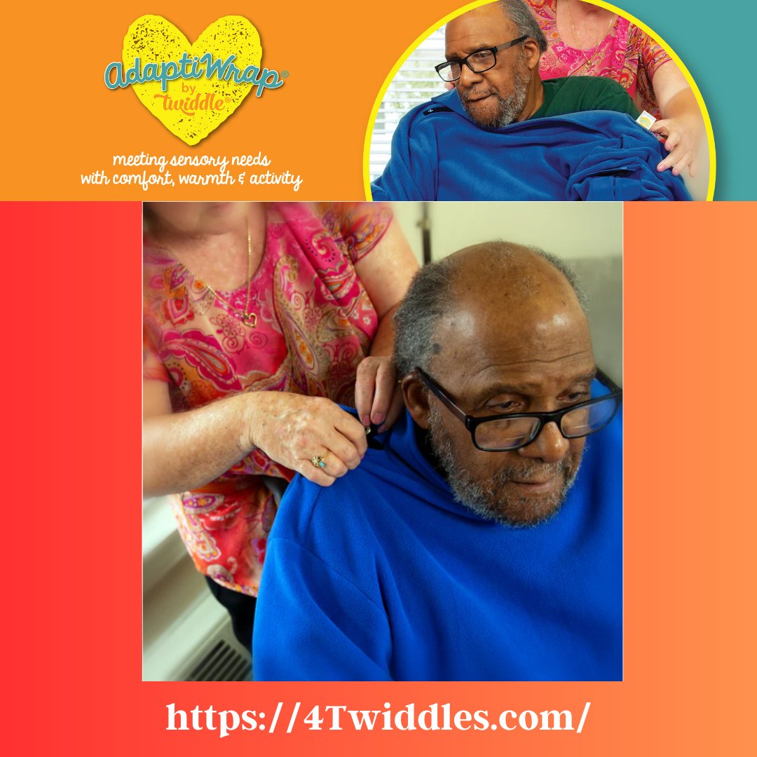 TwiddleSensory's tweet photo. 😍 Twiddle® helps those who struggle with sensory issues. AdaptiWrap® is a stylish garment design for people with limited mobility allowing easy on and off access. Save 25% with code AT25FB
Learn more about AdaptiWrap®
https://t.co/6CWWqU7470 https://t.co/en7mR2tlgb