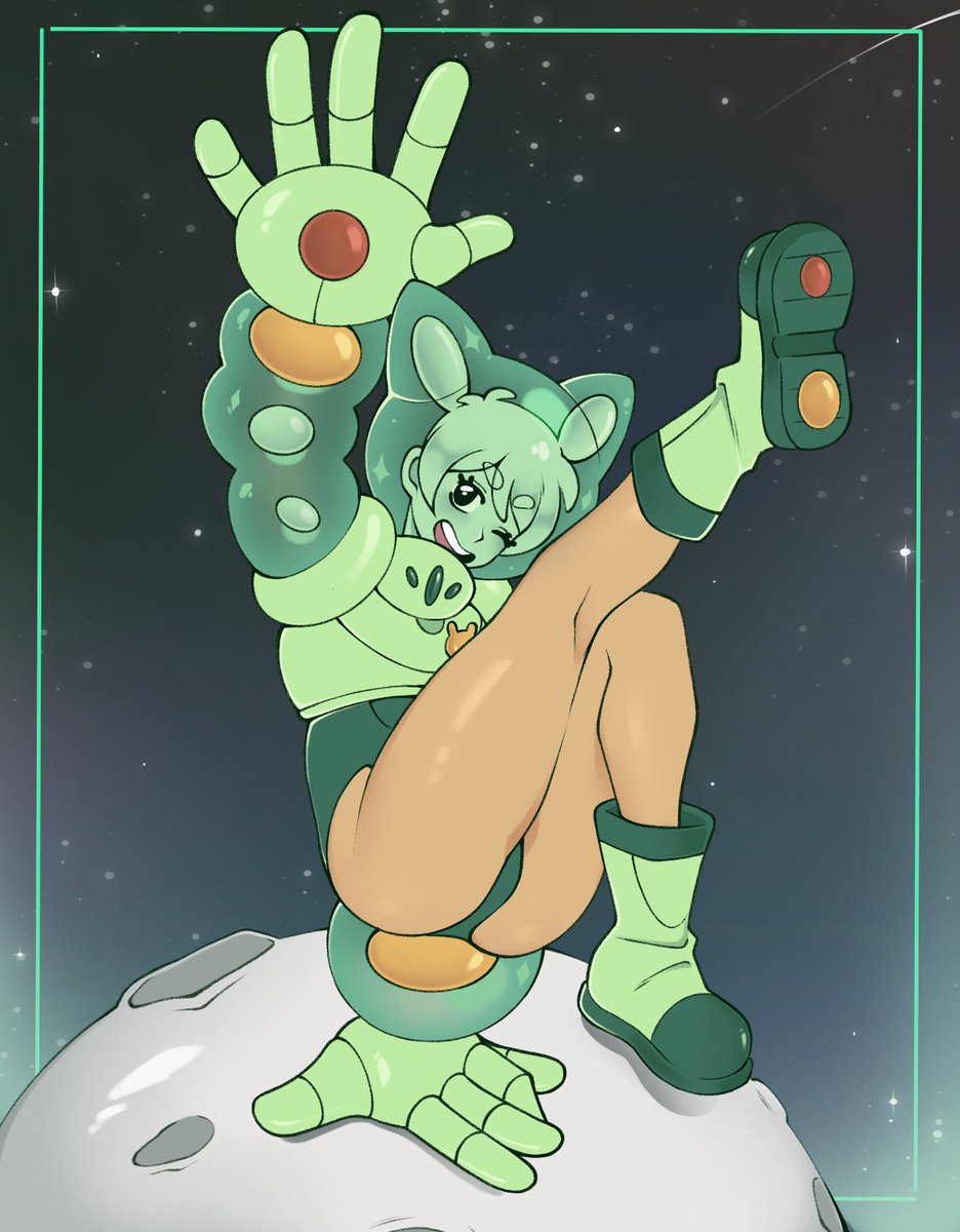 Punkyy_Peach's tweet photo. I love her design she too cute! 🫶💫
Character belongs to @BillSpooks 

#pokehuman #gijinka #Pokemon https://t.co/qCXnY2iPqg