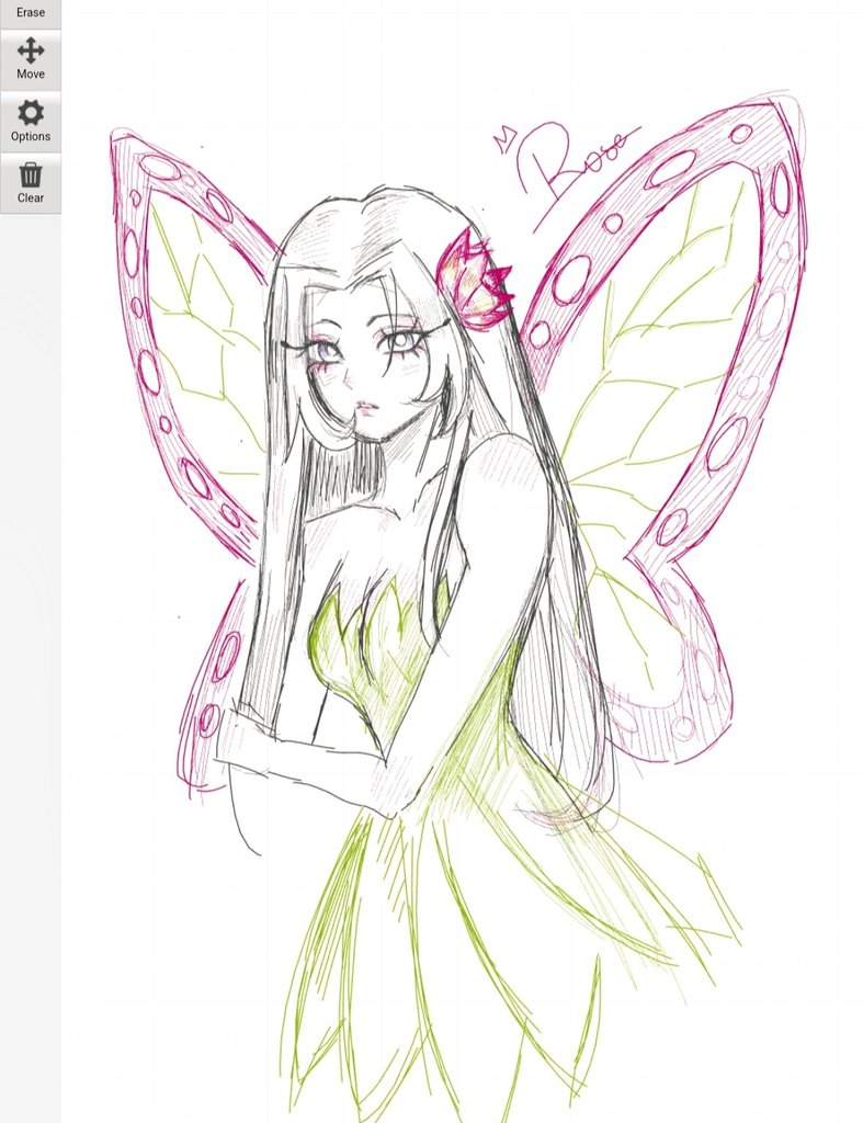 ♡ — My Tinkerbell Kanae AU in whiteboard 🌸 #鬼滅の刃