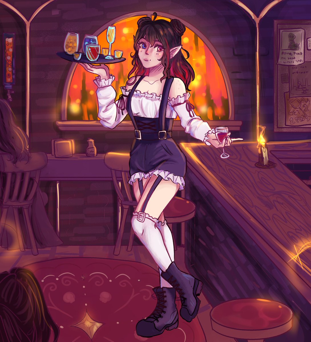 AHHH i love Enya sm🥹 #PrincessSMP 

Thank you <a href="/hickornneee/">Hickory</a> for another beautiful piece!🥰