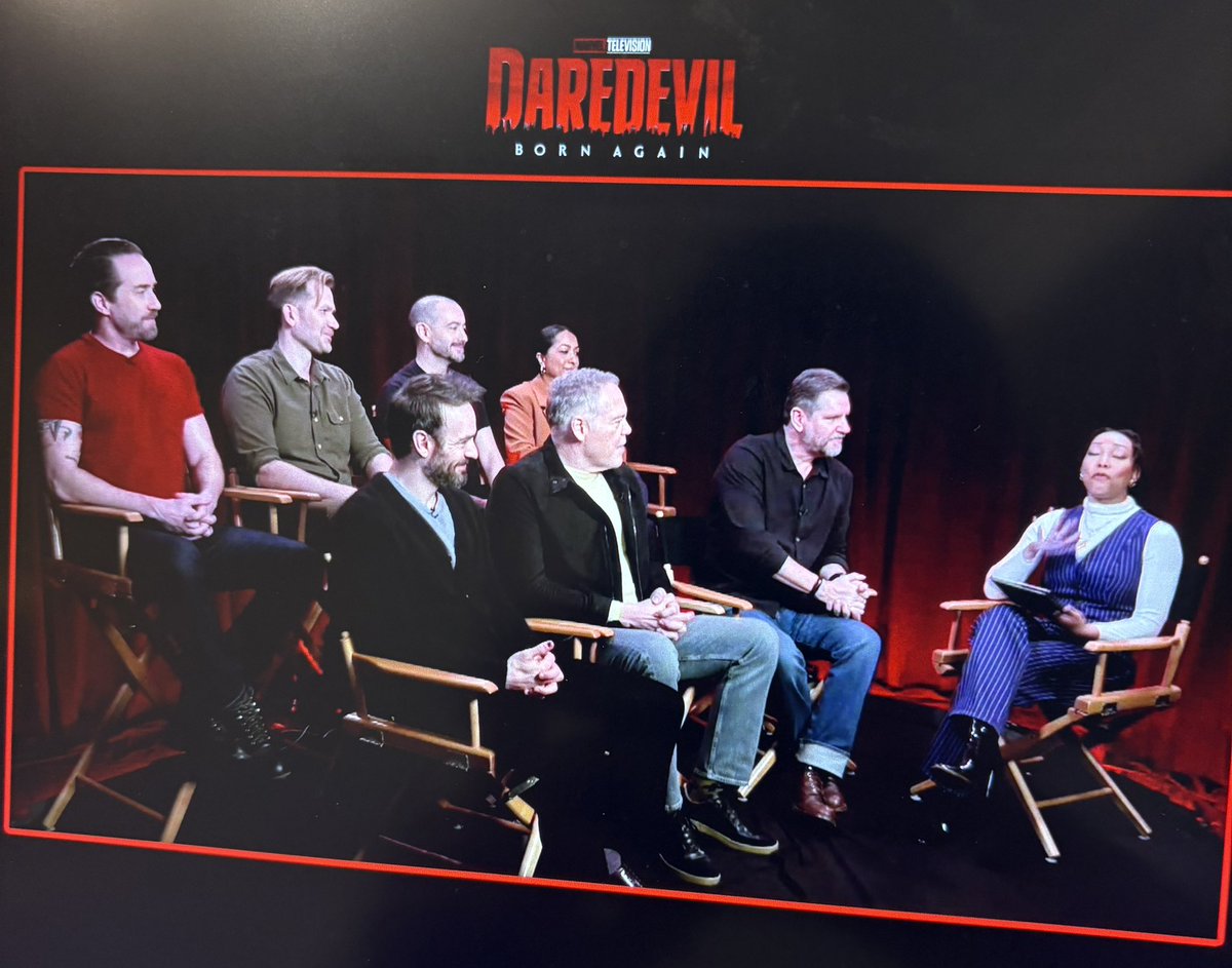 CinXperience's tweet image. Charlie Cox on if fans will be satisfied by #DaredevilBornAgain:

“There’s a thirst from fans for a quality, the identity, the fabric of the show we’ve had in the past. There’s a worried desire. And I think they’ll be happy. When I get those questions now I just smile cause I…