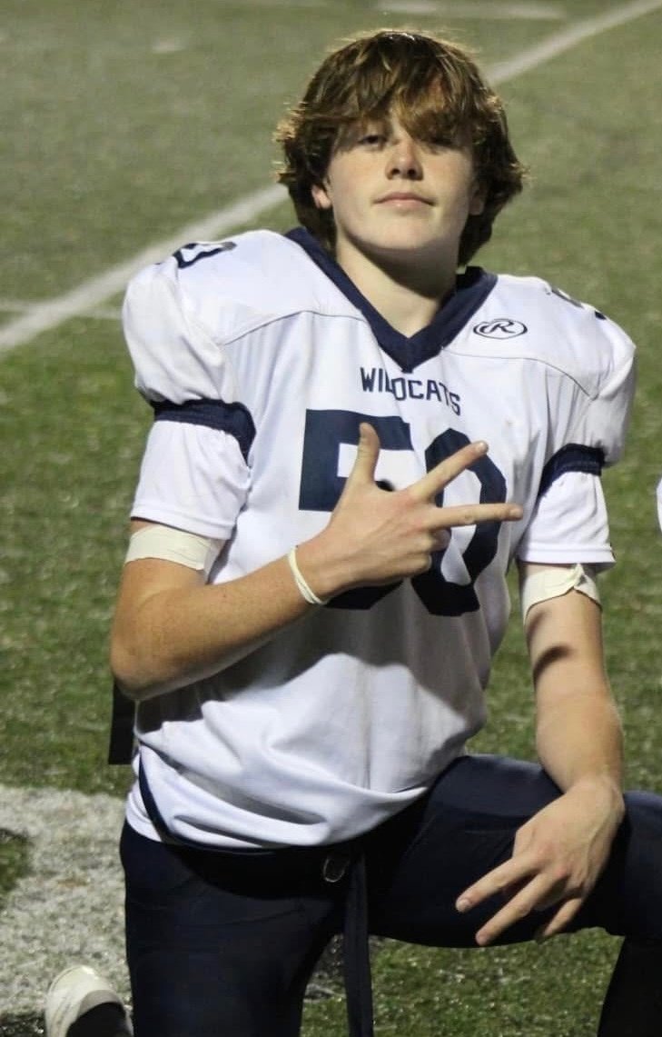 Multi-Sport Athletes: Lucas Sheridan (2029 Utica High School) crushing it with the Shelby Jr High Wildcats Football team