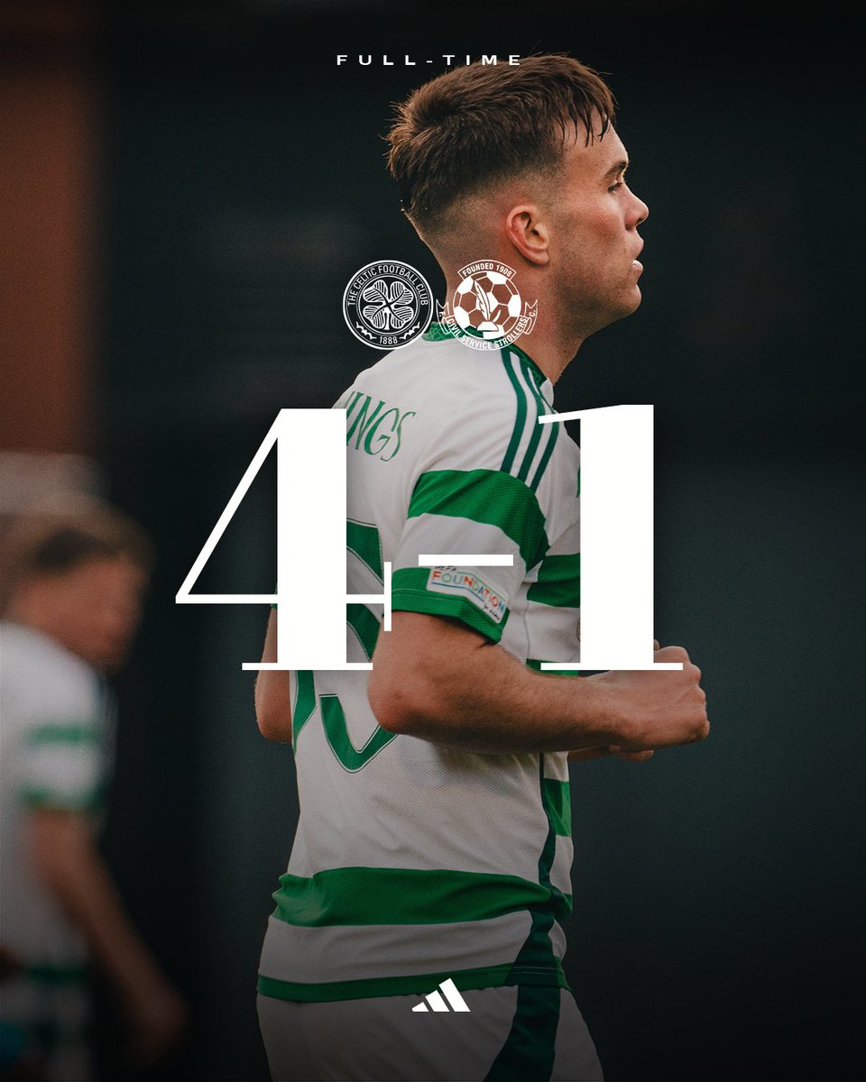 Three points secured thanks to goals from Daniel Cummings, Lewis Dobbie, Sean McArdle &amp; Filip Skorb 👏

#CELCSS | #CelticFC🍀