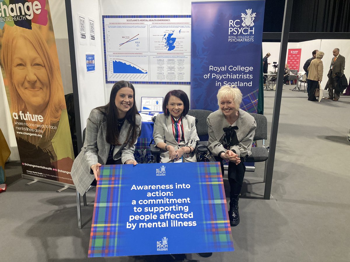 RCPsych in Scotland (@rcpsychscot) on Twitter photo Another great day at #ScotLab25
Thanks to <a href="/AnasSarwar/">Anas Sarwar</a> <a href="/michaeljmarra/">Michael Marra MSP</a> <a href="/clairebakermsp/">Claire Baker</a> and <a href="/GlasgowPam/">Pam Duncan-Glancy MSP</a> for stopping to chat! Another great day at #ScotLab25
Thanks to <a href="/AnasSarwar/">Anas Sarwar</a> <a href="/michaeljmarra/">Michael Marra MSP</a> <a href="/clairebakermsp/">Claire Baker</a> and <a href="/GlasgowPam/">Pam Duncan-Glancy MSP</a> for stopping to chat!