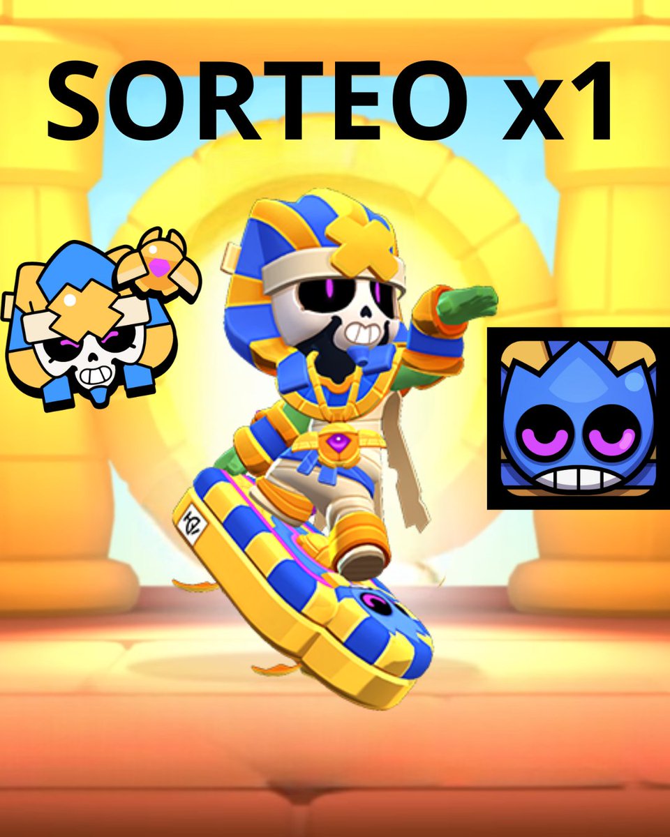 itsGerry76 (@itsgerry76_yt) on Twitter photo Sorteo x1 Pharaollie
Requisitos:
-Seguirme <a href="/itsGerry76_YT/">itsGerry76</a>
-Dar like♥️
-Poner un comentario💬
El ganador será anunciado el día 11 de marzo.
¡Suerte a tod@s!🍀🤞
#pharaolliegiveaway #brawltalk #BrawlStars #sorteo Sorteo x1 Pharaollie
Requisitos:
-Seguirme <a href="/itsGerry76_YT/">itsGerry76</a>
-Dar like♥️
-Poner un comentario💬
El ganador será anunciado el día 11 de marzo.
¡Suerte a tod@s!🍀🤞
#pharaolliegiveaway #brawltalk #BrawlStars #sorteo