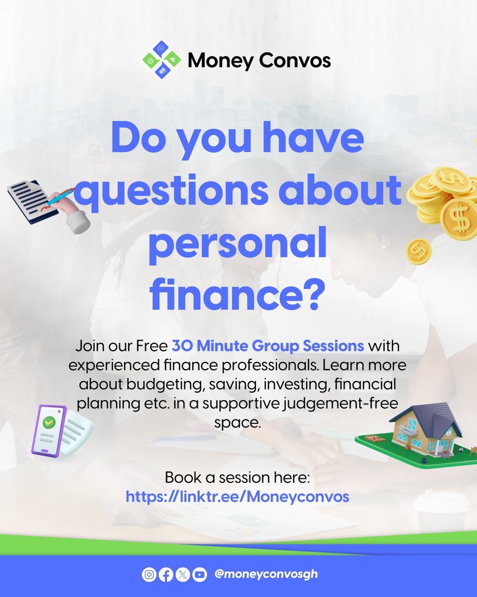 💳 Struggling with debt? 

💰 Need a savings plan? 

🔗 Book a session here: linktr.ee/Moneyconvos