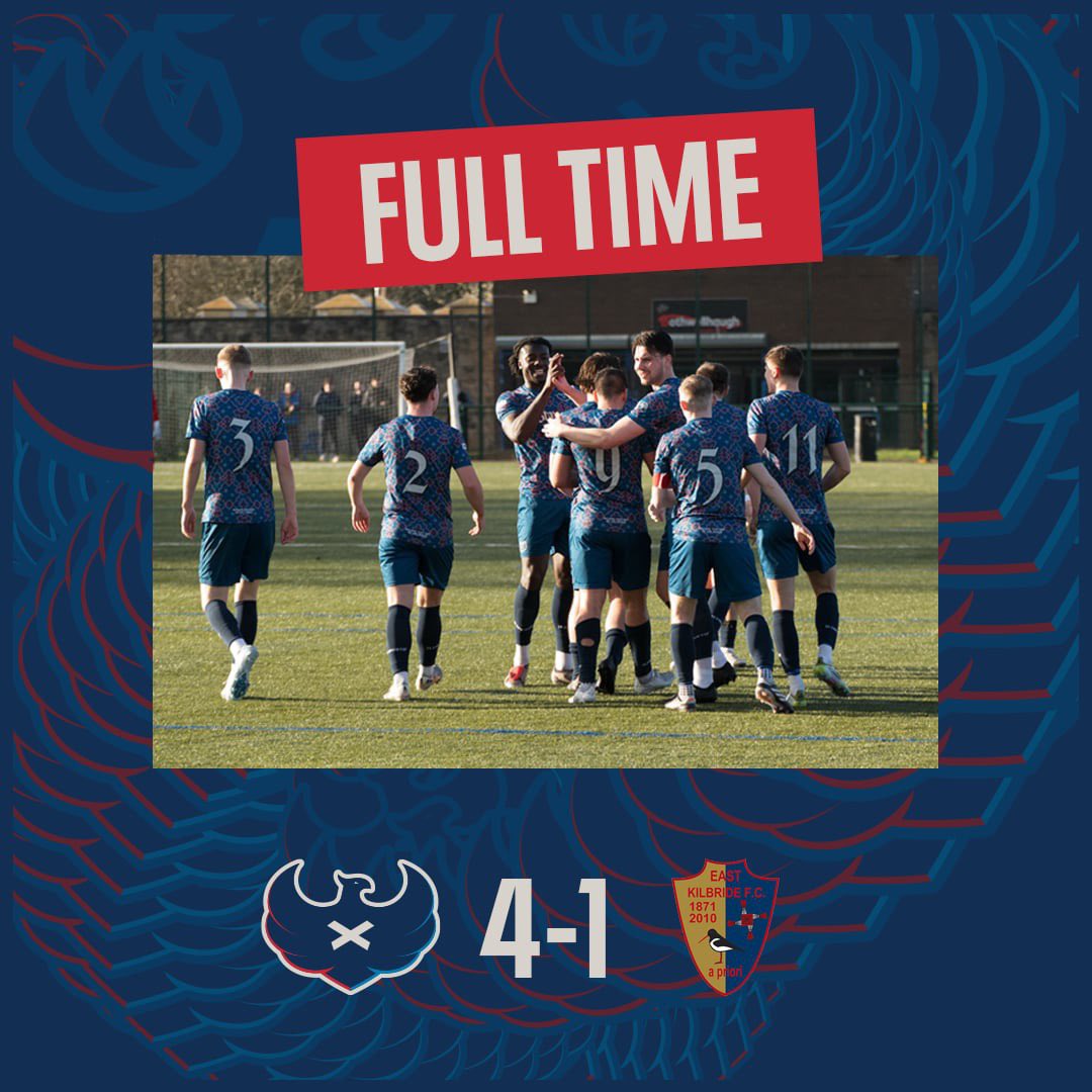 FULL-TIME: Caledonian Braves 4-1 East Kilbride 🔥⚽

A massive 3 points at home for the Braves! 💪

Thanks for tuning in and watching the stream—your support means everything! 🙌🎥 #Braves #athome