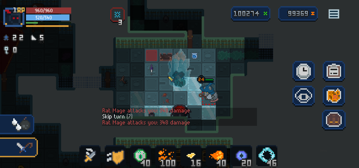 Dungeon Abyss v.1.0.31 is out!  

iOS: apps.apple.com/it/app/dungeon…

#dungeonabyss #pixelart #indiegame #indiedev #gamedev #roguelike #ドット絵